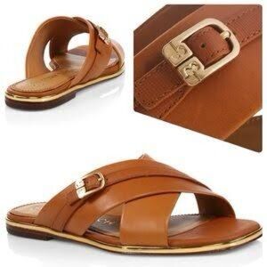 Delaney Crisscross Slide Sandal